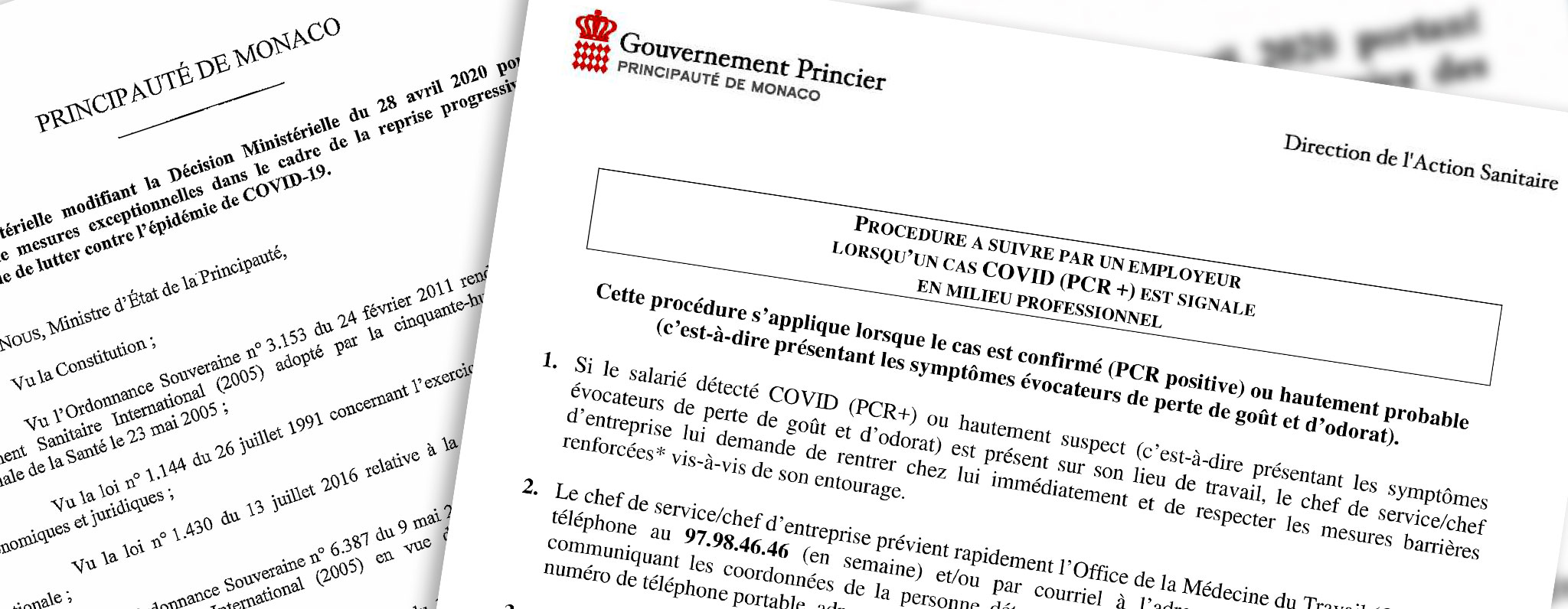 COVID-19 : mesures pour les entreprises monégasques