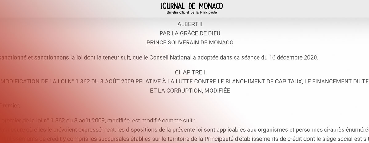 Lutte anti-blanchiment : nouveautés pour 2021